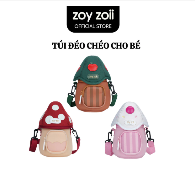 TÚI ĐEO CHÉO MINI THỜI TRANG ZOYZOII MUSHROOM BAG CHO BÉ B39