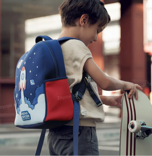 BALO ĐI HỌC CHO BÉ LỚP 1 ZOYZOII SIÊU NHẸ DÀNH CHO BÉ TRAI BÉ GÁI ZOY SERIES KIDS BACKPACK MÃ B19