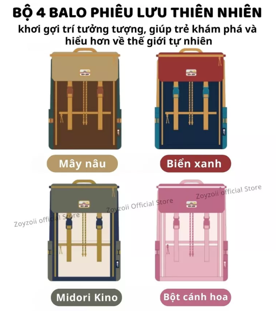 BALO DU LỊCH CHO BÉ ZOYZOII OUTDOOR ADVENTURE SERIES, BALO ĐI PHƯỢT, LEO NÚI CAO CẤP CHO BÉ B72