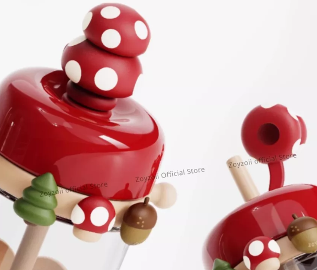 BÌNH UỐNG NƯỚC TRITAN CAO CẤP ZOYZOII NATURE PARADISE CUP, BÌNH NƯỚC THỂ THAO CHO BÉ E6