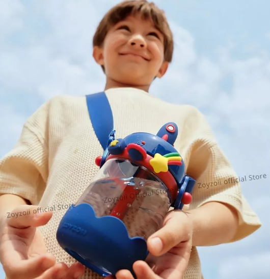 BÌNH UỐNG NƯỚC TRITAN CAO CẤP ZOYZOII NATURE PARADISE CUP, BÌNH NƯỚC THỂ THAO CHO BÉ E6