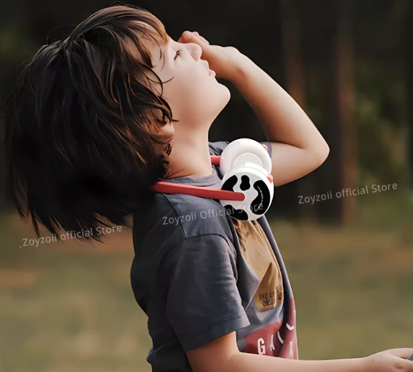 QUẠT ĐEO CỔ MINI ZOYZOII CHO BÉ, QUẠT TÍCH ĐIỆN KHÔNG CÁNH AN TOÀN CHO BÉ