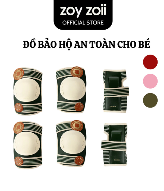 ĐỒ BẢO HỘ ZOYZOII PROTECTION BẢO VỆ ĐẦU GỐI KHUỶU TAY CHO BÉ