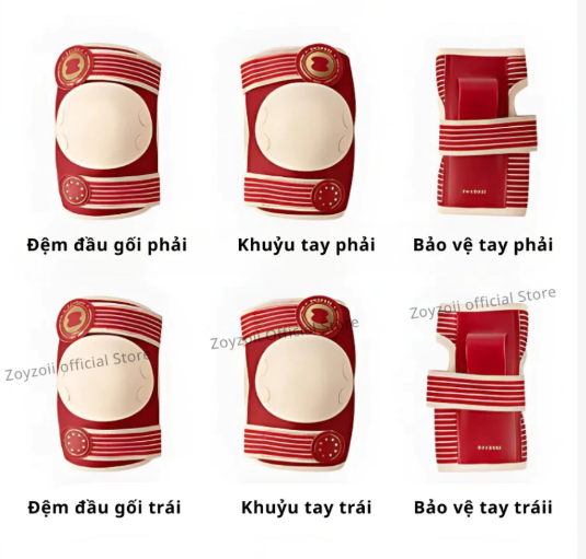 ĐỒ BẢO HỘ ZOYZOII PROTECTION BẢO VỆ ĐẦU GỐI KHUỶU TAY CHO BÉ