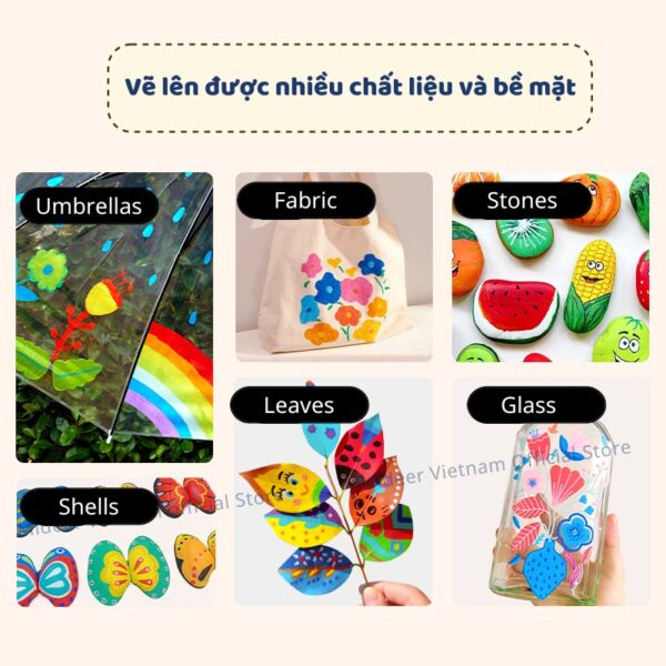 BÚT DẠ NƯỚC ACRYLIC MARKERS - MIDEER