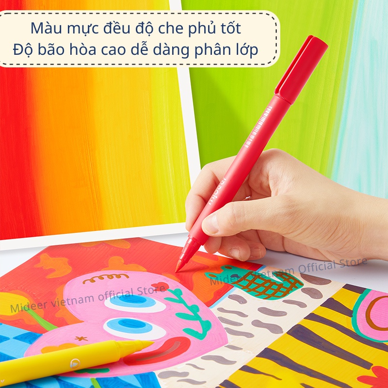 BÚT DẠ NƯỚC ACRYLIC MARKERS - MIDEER