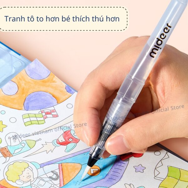 TRANH TÔ MÀU NUOCW CHO BÉ WATERCOLOUR PAINTING - MIDEER