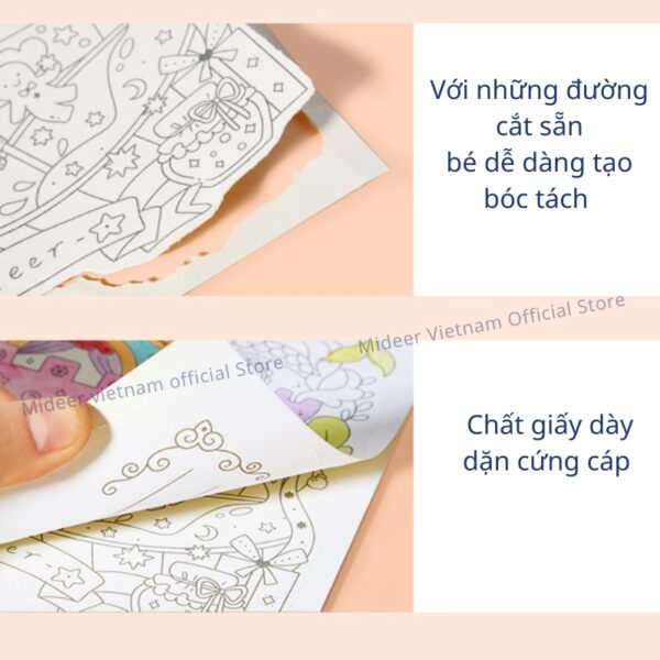 TRANH TÔ MÀU NUOCW CHO BÉ WATERCOLOUR PAINTING - MIDEER