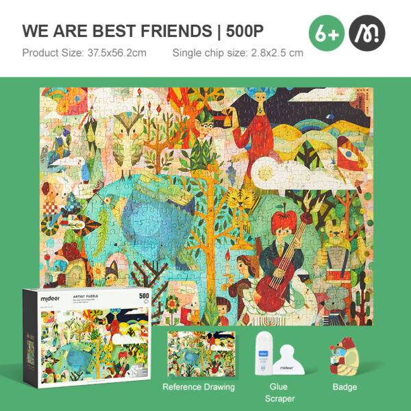 XẾP HÌNH 500 MIẾNG ARTIST PUZZLES - MIDEER