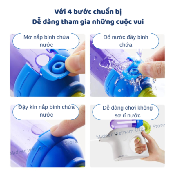 SÚNG BẮN NƯỚC SQUIRT ELEPHANT WATER GUN - MIDEER