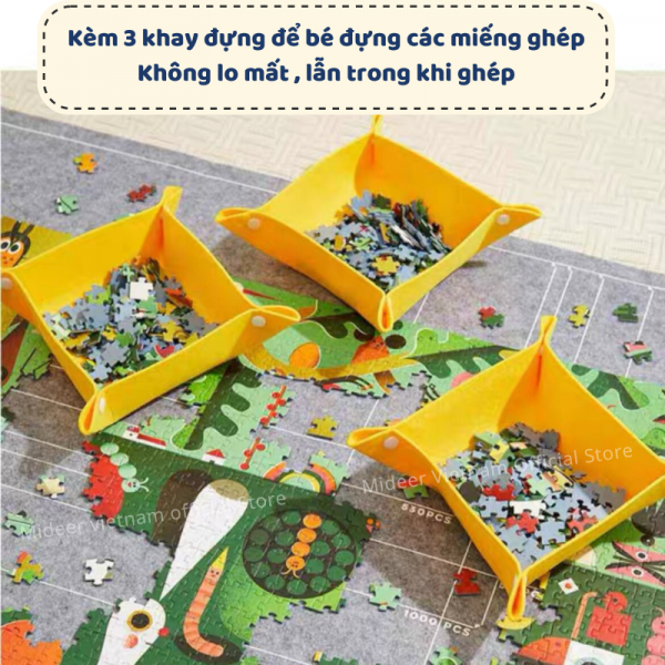 THẢM XẾP HÌNH PUZZLE BLANKET SET - MIDEER