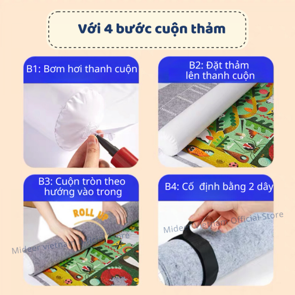 THẢM XẾP HÌNH PUZZLE BLANKET SET - MIDEER