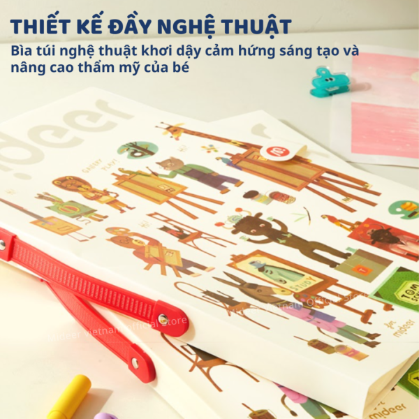 TÚI ĐỰNG TRANH VẼ CHO BÉ - MIDEER