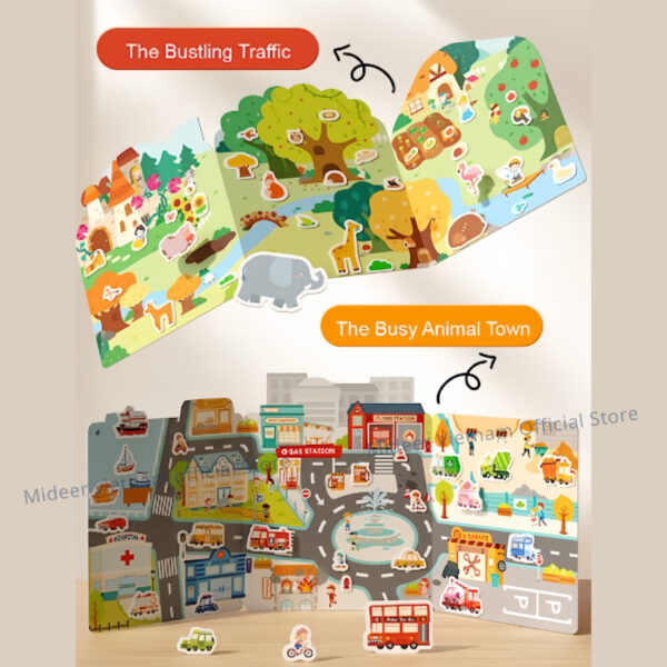 MIẾNG DÁN STICKER REUSABLE JELLY STICKER SET - MIDEER