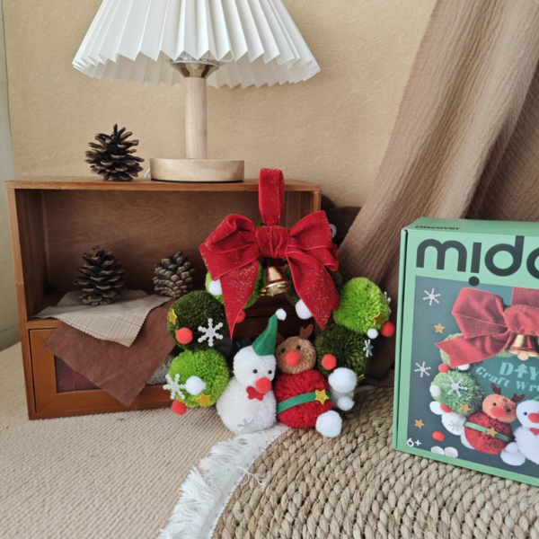 VÒNG NGUYỆT QUẾ GIÁNG SINH DIY CHRISMAS WREATH - MIDEER