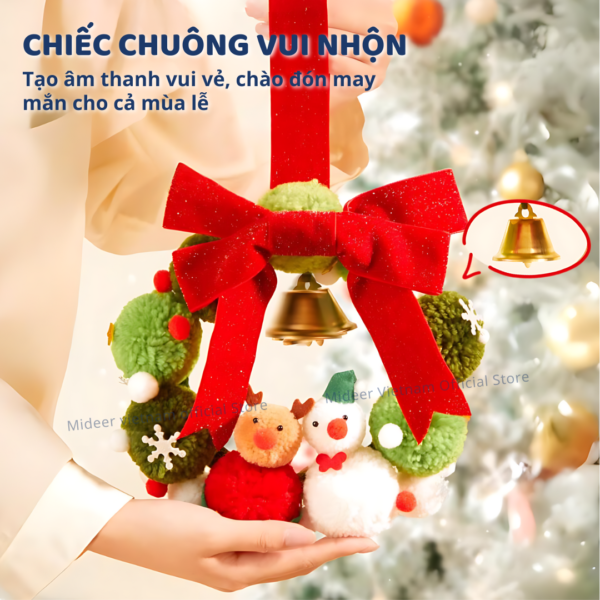 VÒNG NGUYỆT QUẾ GIÁNG SINH DIY CHRISMAS WREATH - MIDEER