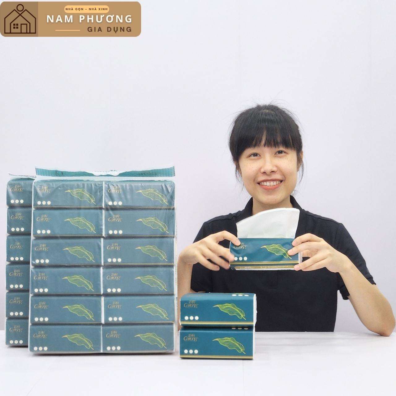 Bịch 12 Túi Giấy Ăn Cao Cấp 5 Lớp CaiTong K29 Hàng Nội Địa Trung Cực Dai Mềm Thấm Nước