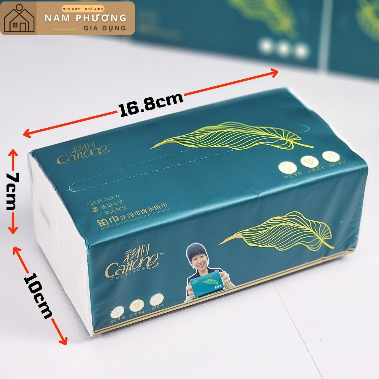 Bịch 12 Túi Giấy Ăn Cao Cấp 5 Lớp CaiTong K29 Hàng Nội Địa Trung Cực Dai Mềm Thấm Nước