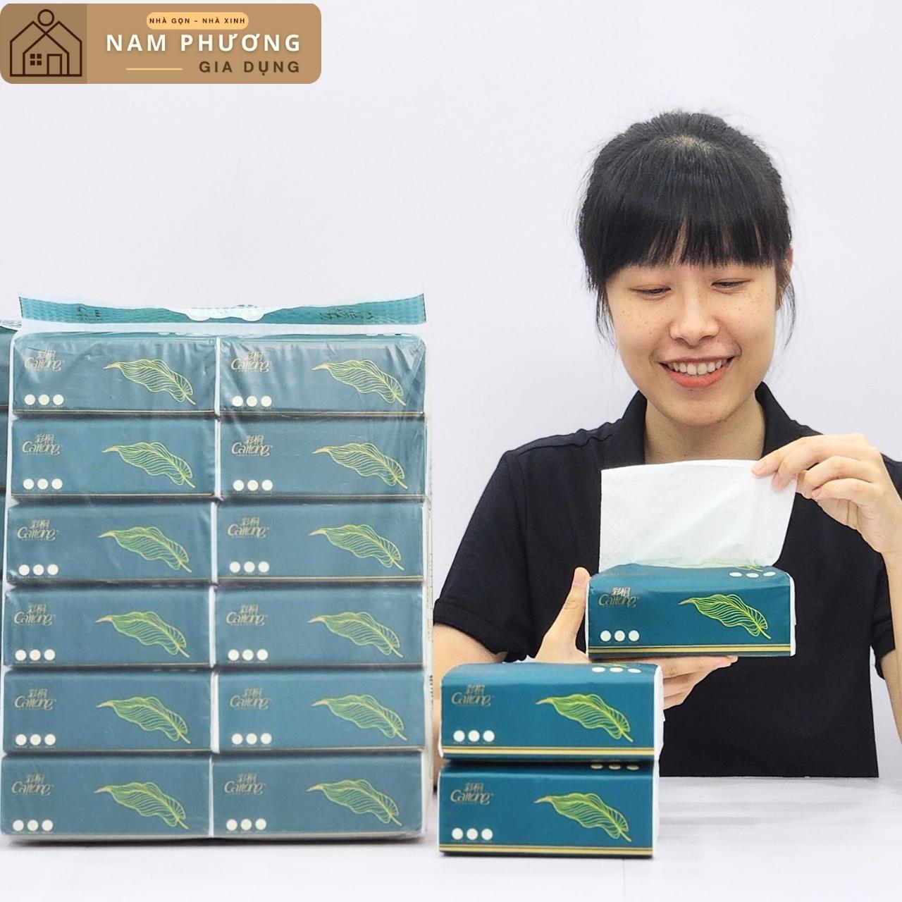 Bịch 12 Túi Giấy Ăn Cao Cấp 5 Lớp CaiTong K29 Hàng Nội Địa Trung Cực Dai Mềm Thấm Nước