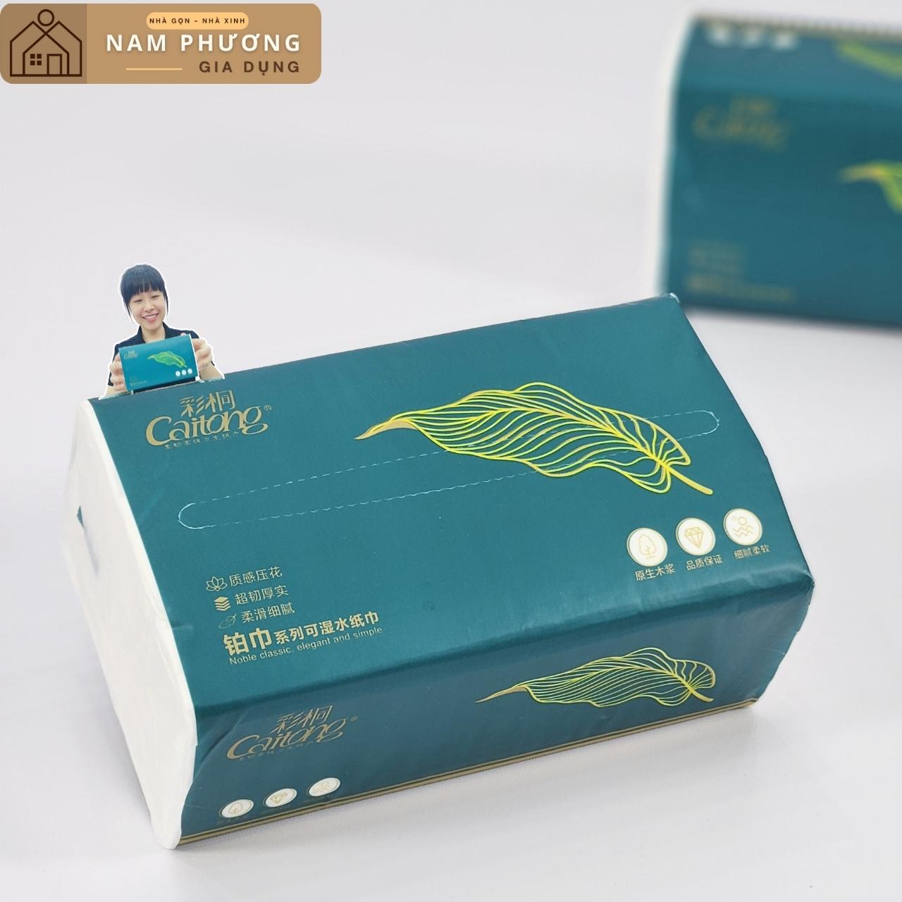 Bịch 12 Túi Giấy Ăn Cao Cấp 5 Lớp CaiTong K29 Hàng Nội Địa Trung Cực Dai Mềm Thấm Nước