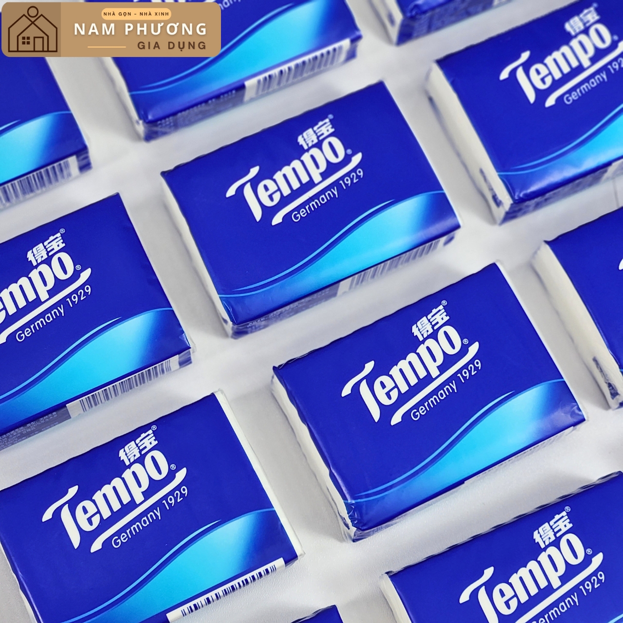 Combo 3 Lốc 12 Gói Khăn Giấy Mini Bỏ Túi Cao Cấp Tempo Cao Cấp Thương Hiệu Đức K33