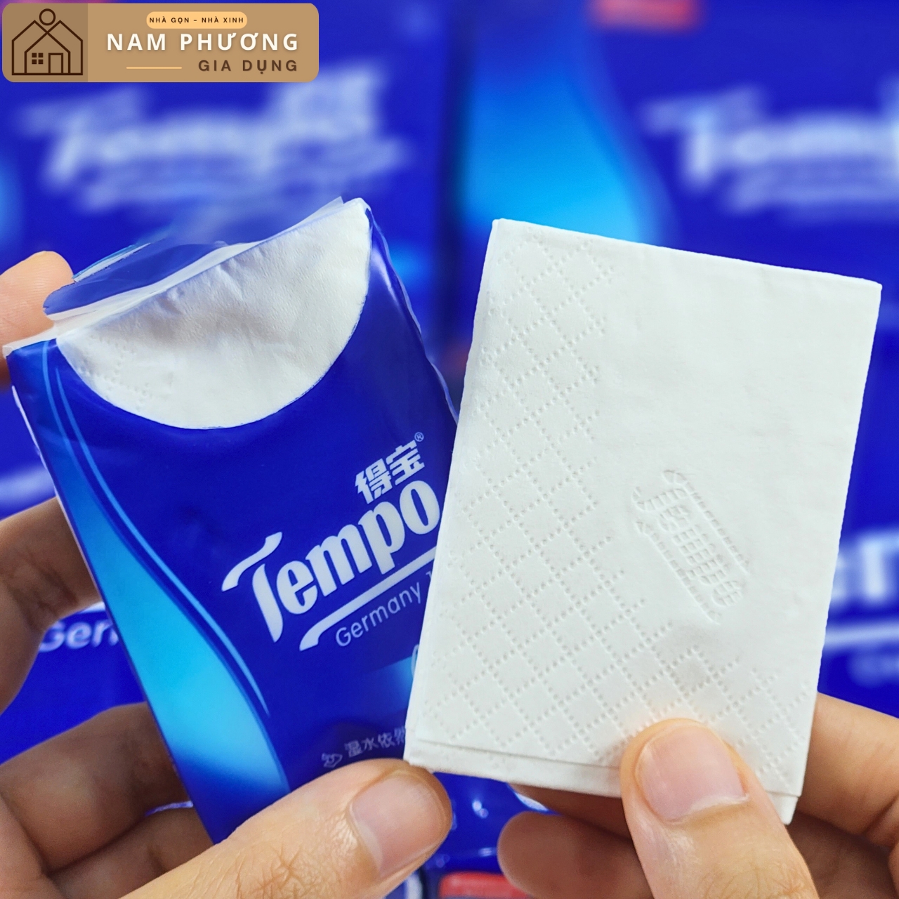 Combo 3 Lốc 12 Gói Khăn Giấy Mini Bỏ Túi Cao Cấp Tempo Cao Cấp Thương Hiệu Đức K33