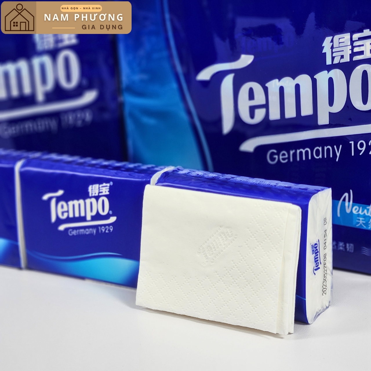 Combo 3 Lốc 12 Gói Khăn Giấy Mini Bỏ Túi Cao Cấp Tempo Cao Cấp Thương Hiệu Đức K33