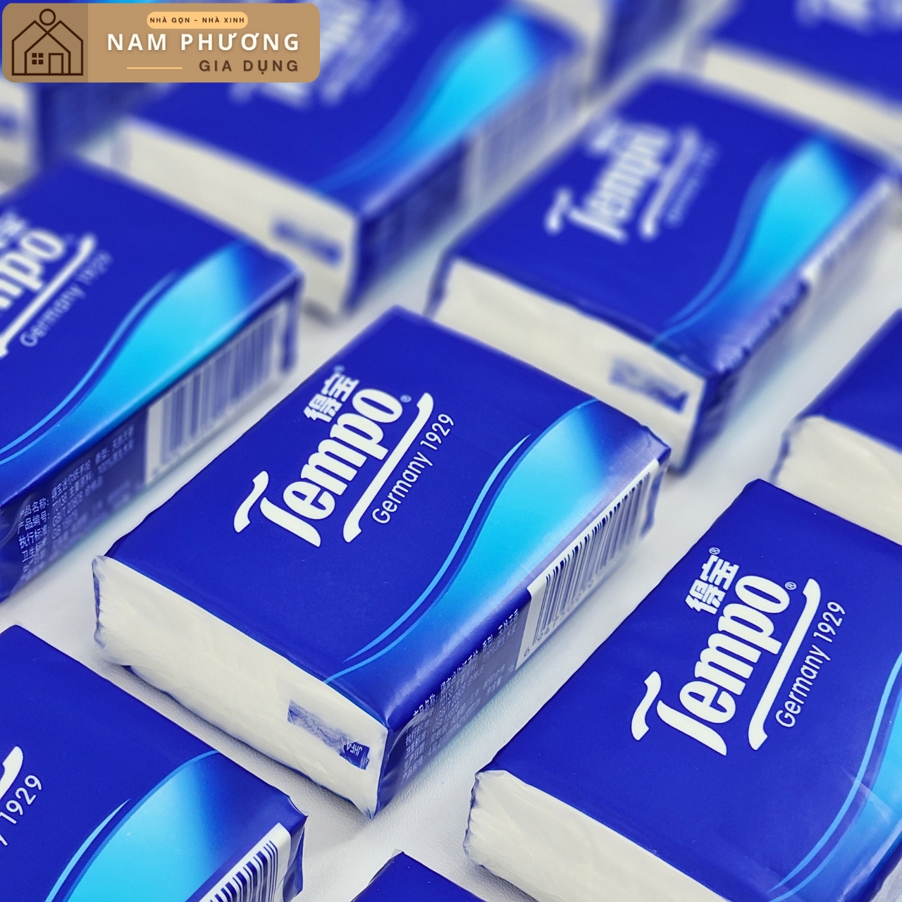 Combo 3 Lốc 12 Gói Khăn Giấy Mini Bỏ Túi Cao Cấp Tempo Cao Cấp Thương Hiệu Đức K33