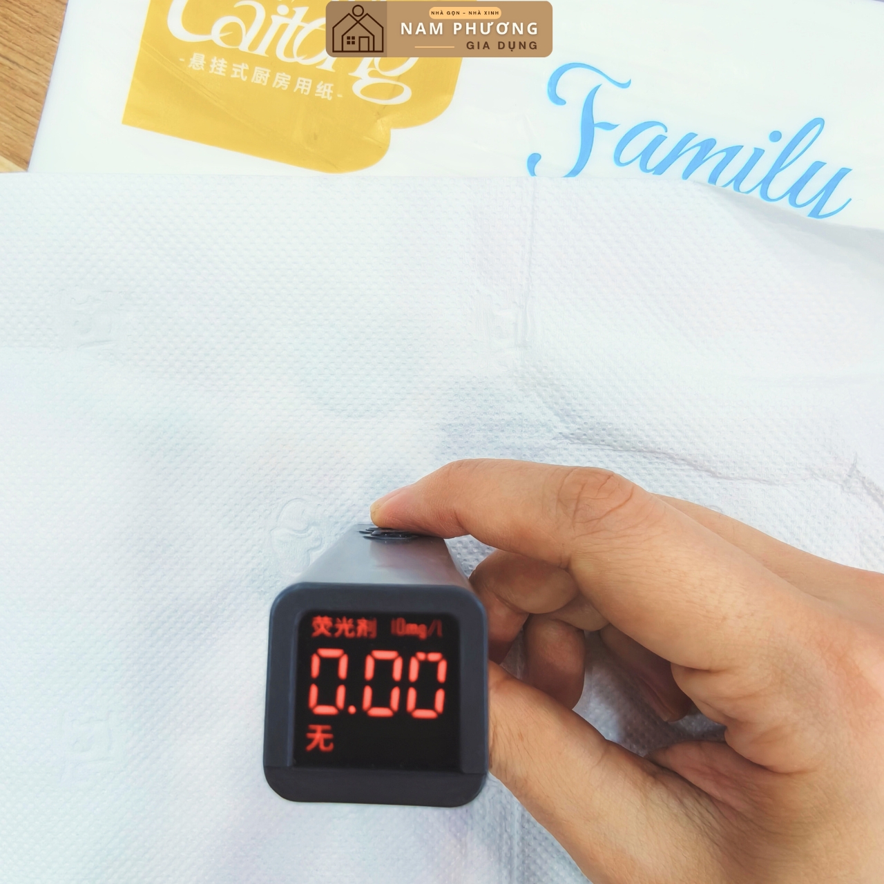 Giấy Bếp Caitong Giấy Thấm Dầu Thấm Khô Rau Thịt Cá Sơ Chế Thức Ăn Bịch Treo Tường 220 Tờ K91