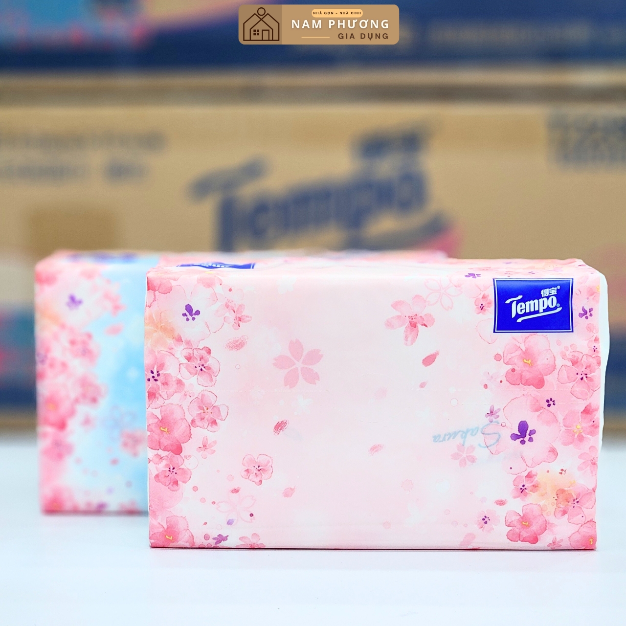 [Thùng 18 Gói] Khăn Giấy Rút Cao Cấp 4 lớp Tempo Thương Hiệu Đức 1929 K32