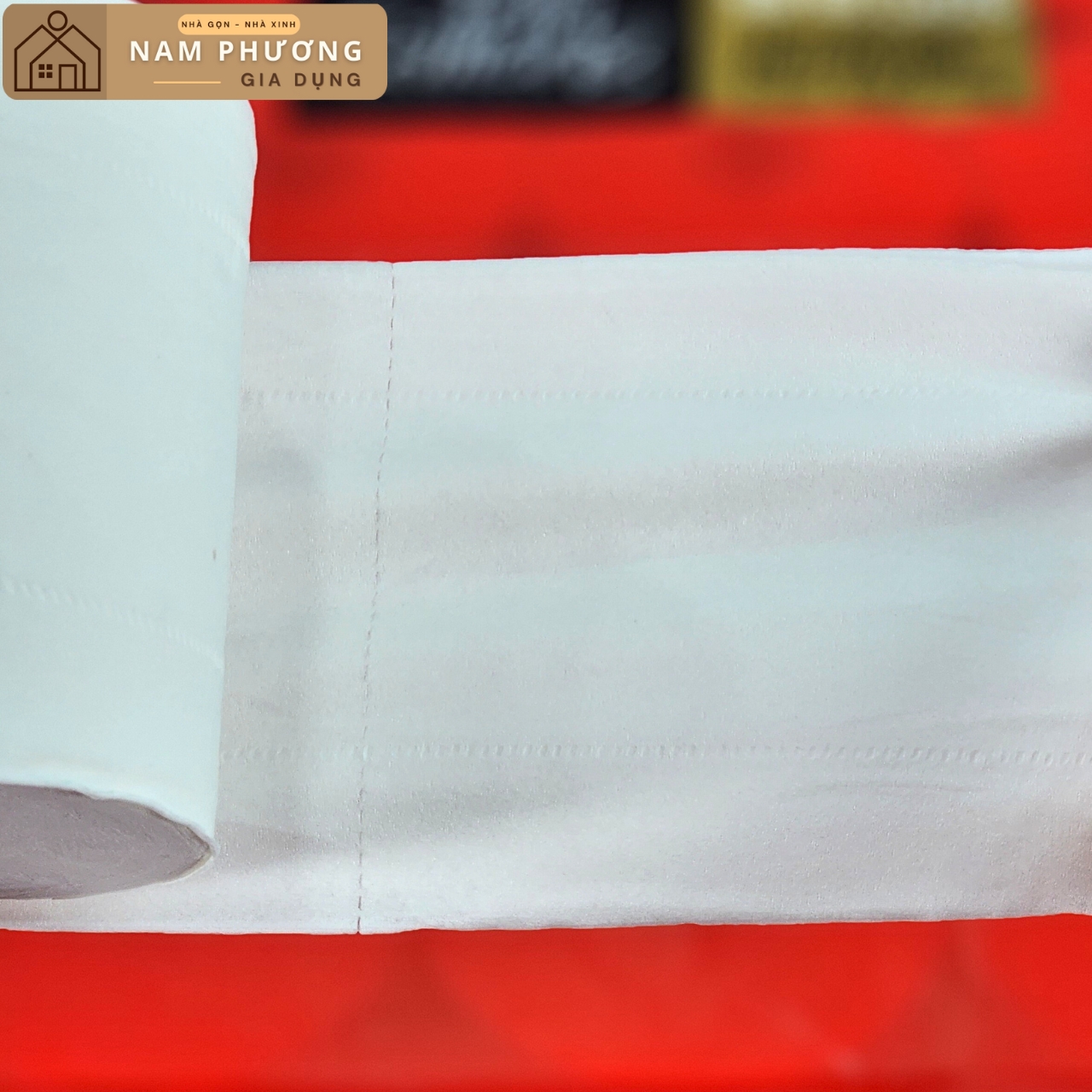 Bịch 10 cuộn Giấy Vệ Sinh 5 lớp Caitong Đỏ K31 Dày dặn, Mềm dai