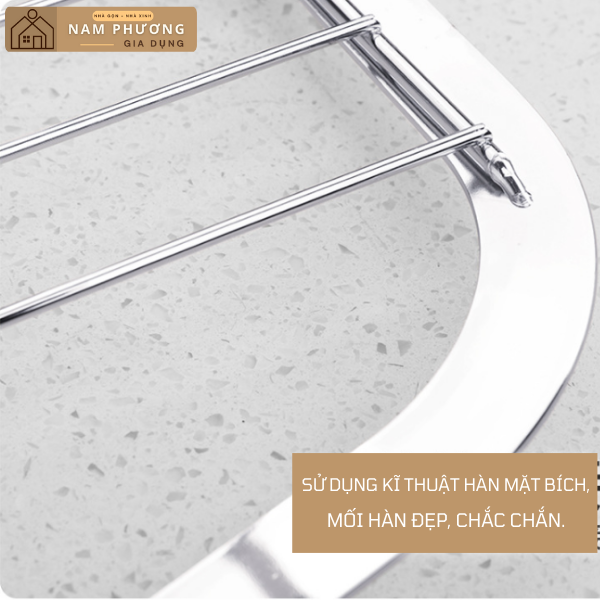 Kệ rau củ quả đa năng 5 tầng inox K04