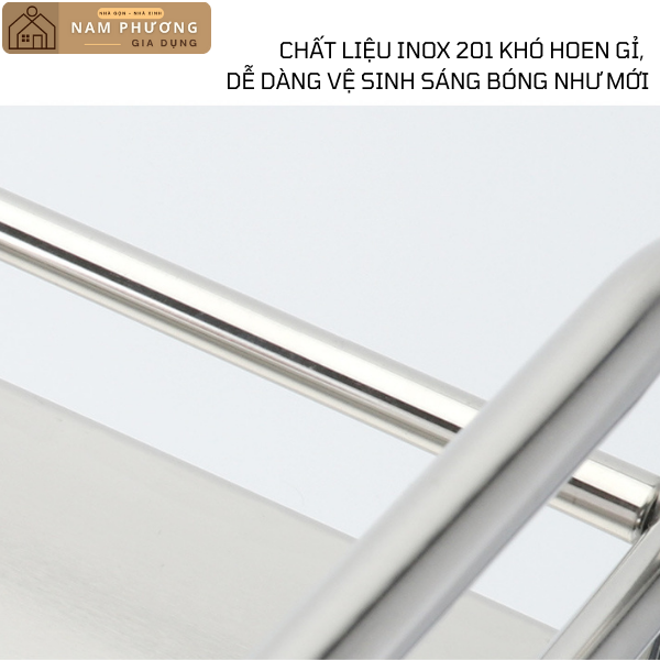 Kệ bếp đa năng để lò vi sóng chất liệu inox 40cm K06