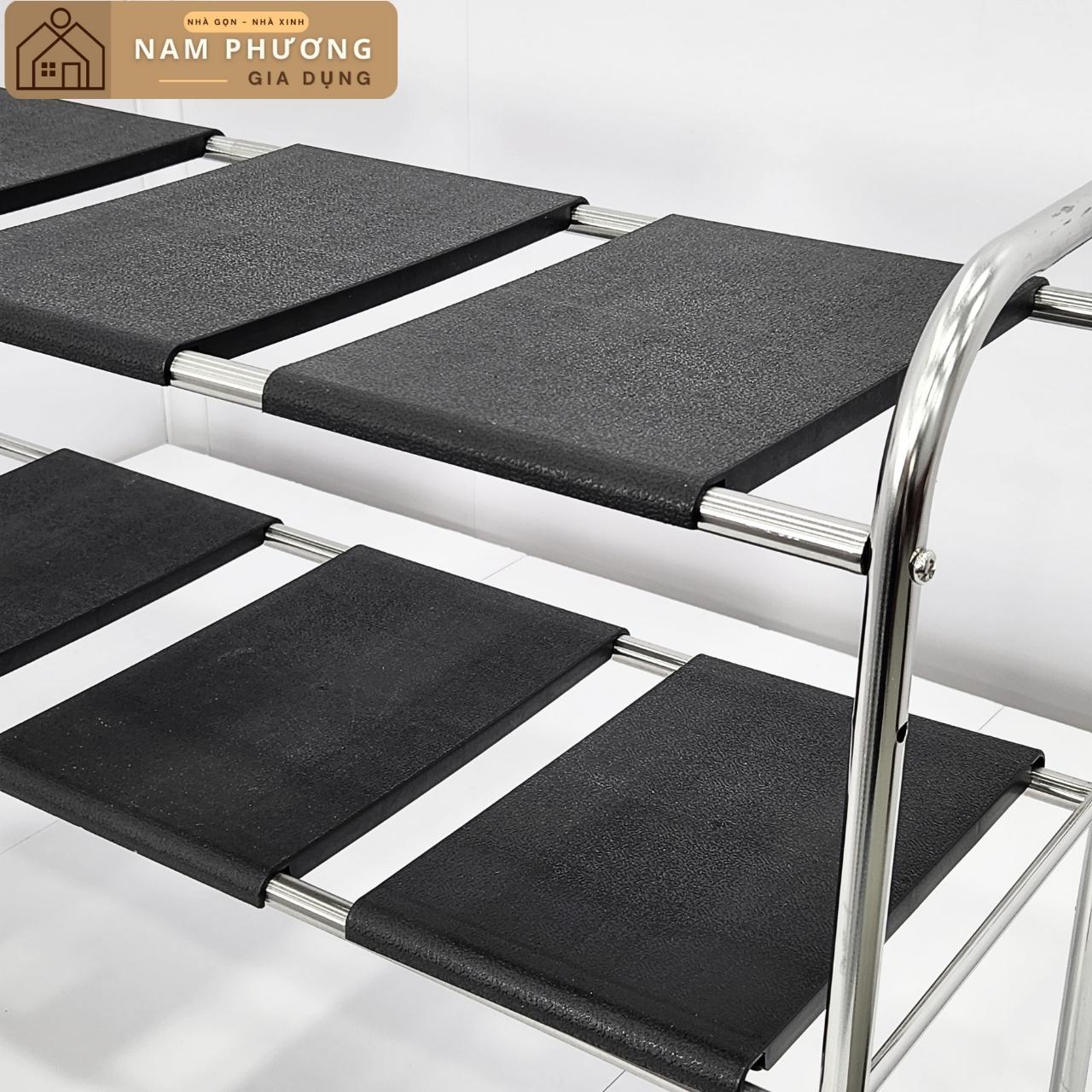 Kệ gầm bếp thông minh 2 tầng inox K05