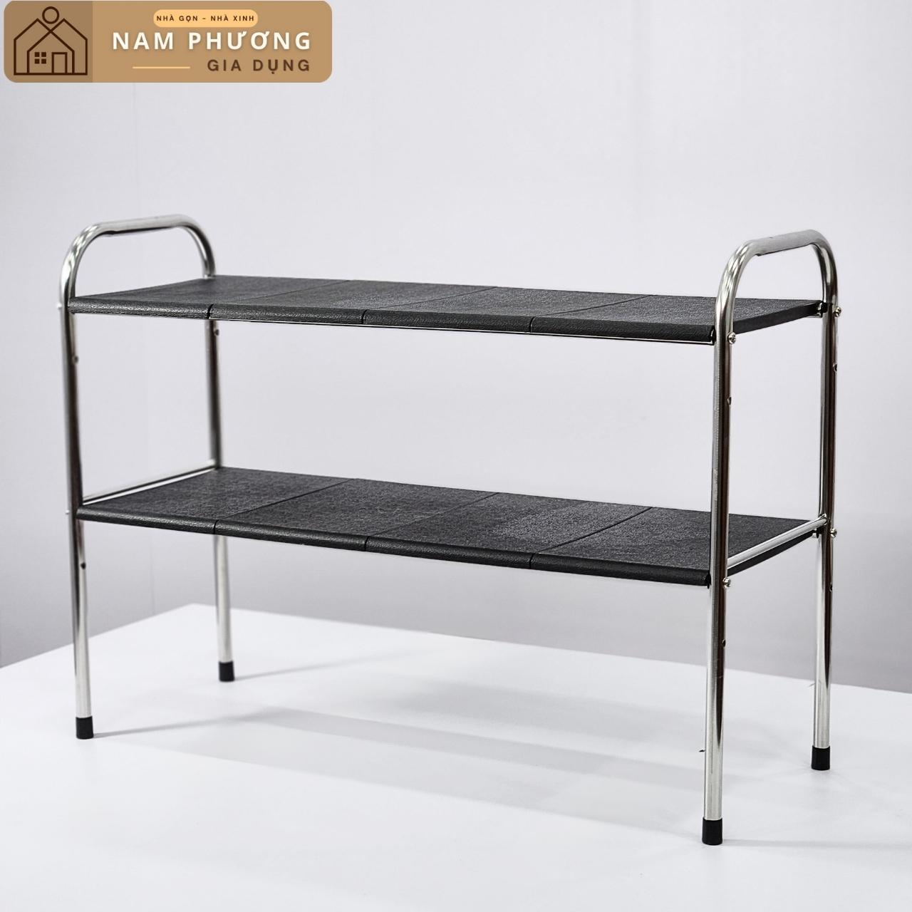 Kệ gầm bếp thông minh 2 tầng inox K05