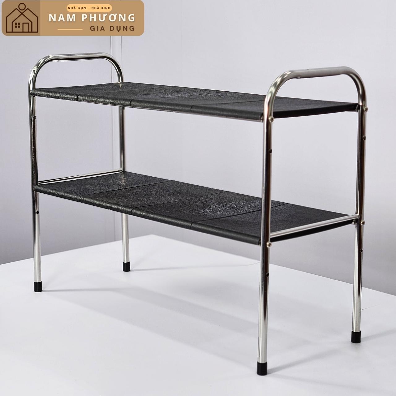 Kệ gầm bếp thông minh 2 tầng inox K05