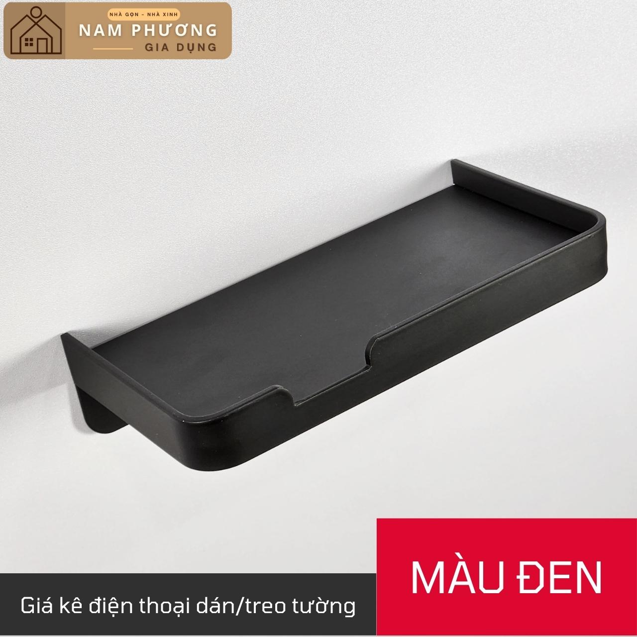 Kệ Điện Thoại Dán/Treo Tường kèm Giấy Vệ Sinh K03 Tiện Dụng Cho Nhà Tắm và Nhà Bếp