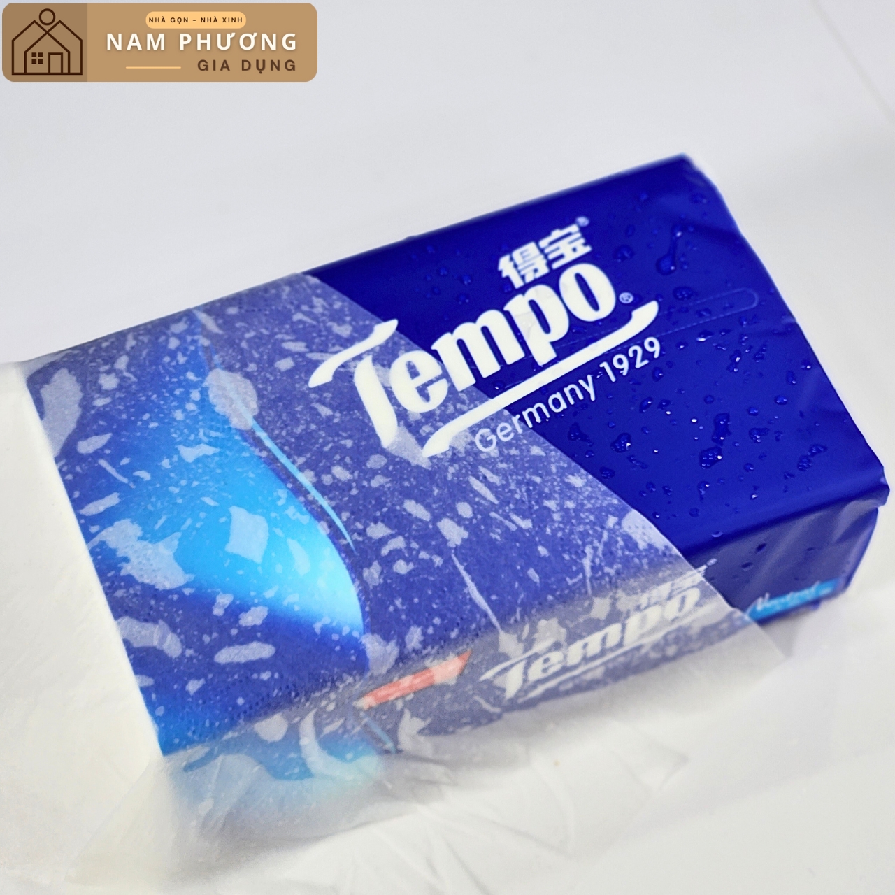 [Thùng 18 Gói] Khăn Giấy Rút Cao Cấp 4 lớp Tempo Thương Hiệu Đức 1929 K32