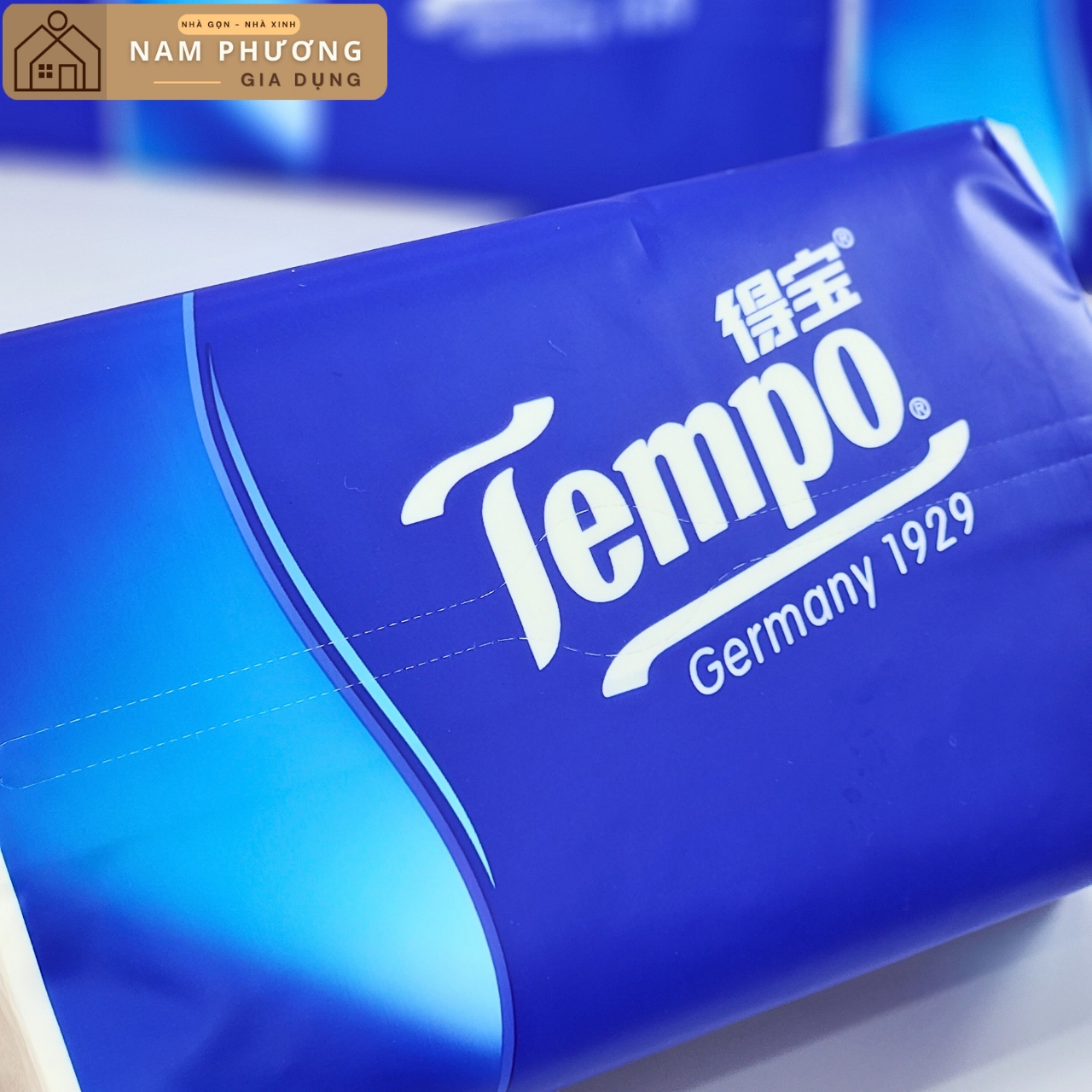 [Thùng 18 Gói] Khăn Giấy Rút Cao Cấp 4 lớp Tempo Thương Hiệu Đức 1929 K32