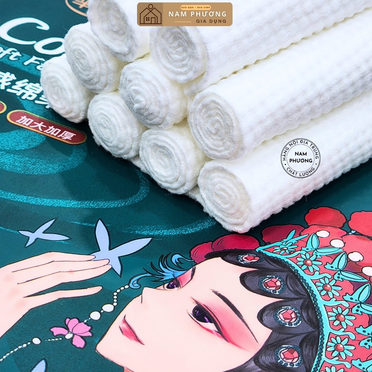 Khăn Mặt Khô Đa Năng Dạng Rút Treo Tường Minaier Bịch 600 gram 170 Khăn To Hơn, Dày Hơn K55