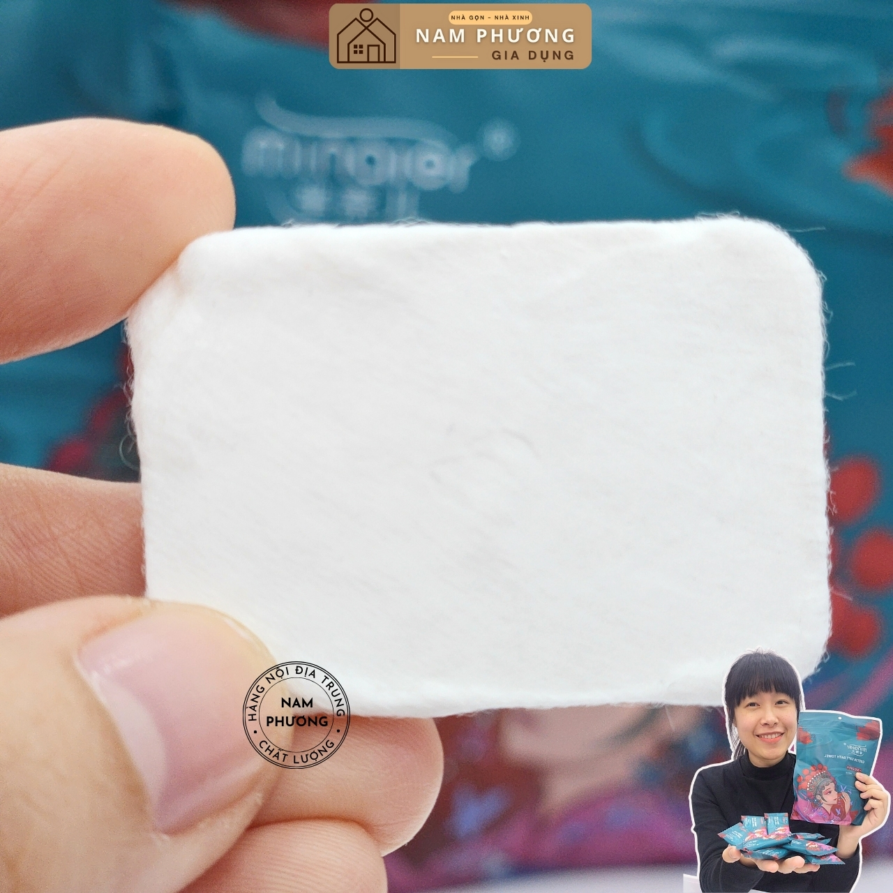 Khăn Nén Du Lịch Minaier Gói 20 Chiếc 24 x 30cm Nhỏ Gọn Tiện Lợi Mềm Êm K75