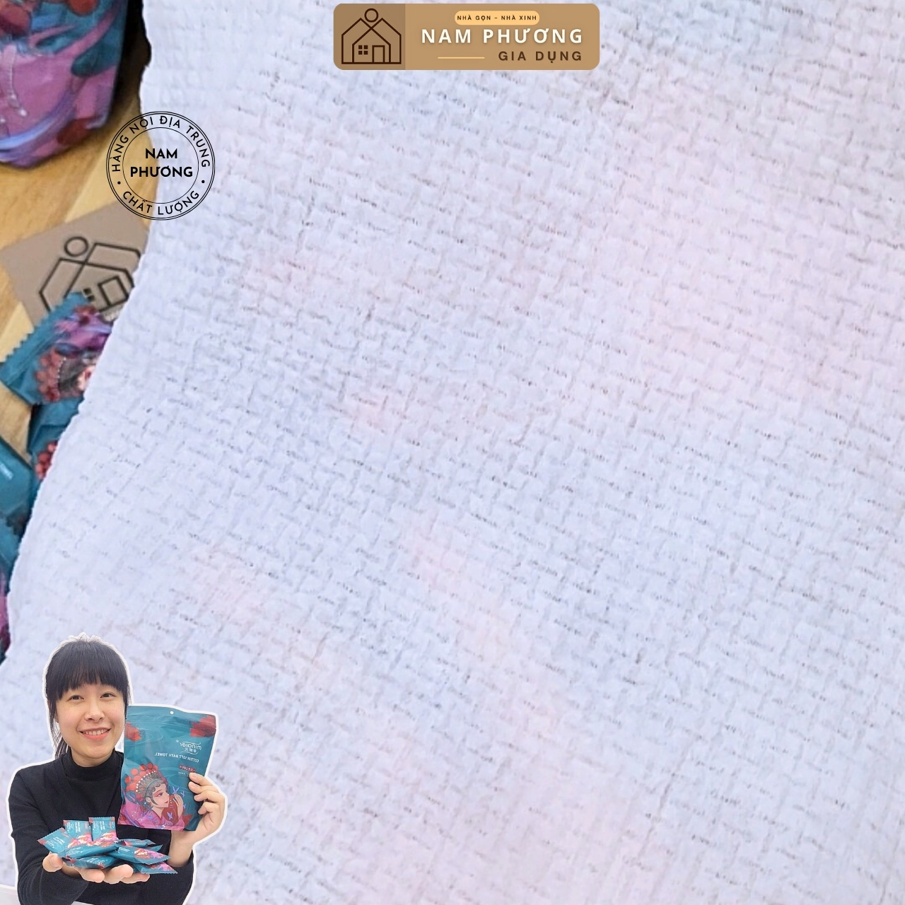 Khăn Nén Du Lịch Minaier Gói 20 Chiếc 24 x 30cm Nhỏ Gọn Tiện Lợi Mềm Êm K75