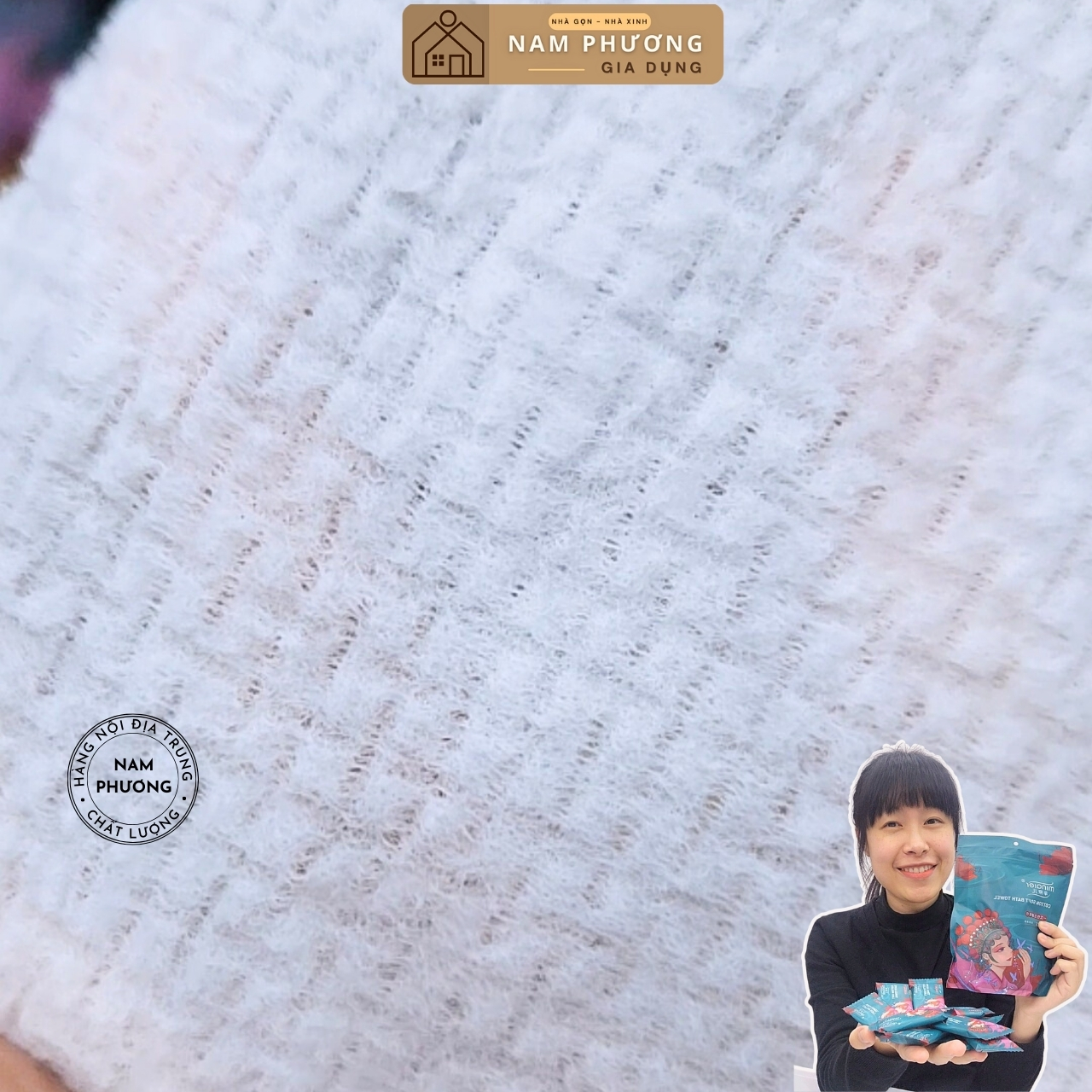 Khăn Nén Du Lịch Minaier Gói 20 Chiếc 24 x 30cm Nhỏ Gọn Tiện Lợi Mềm Êm K75