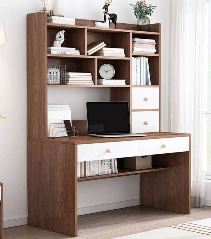 Bàn học có giá sách
