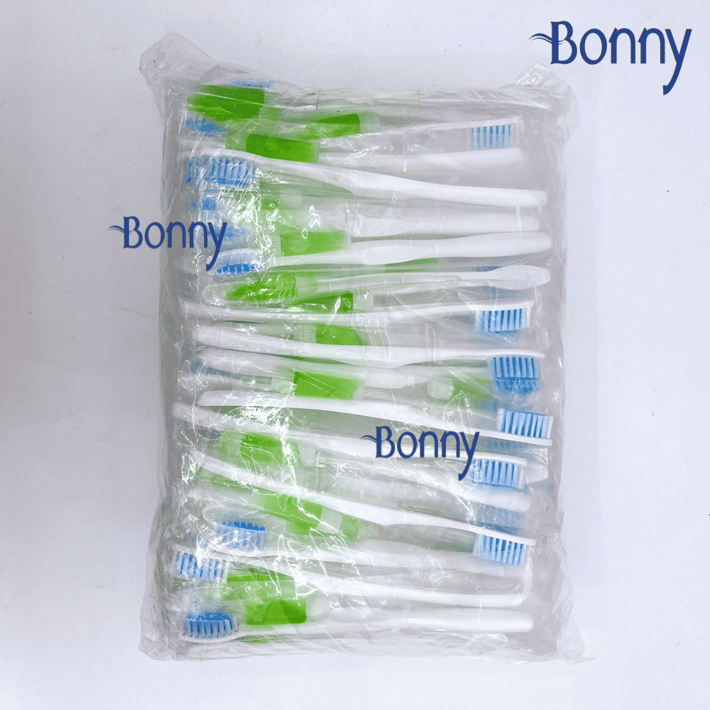 Bàn chải khách sạn dùng 1 lần túi nilon bịch 100 chiếc