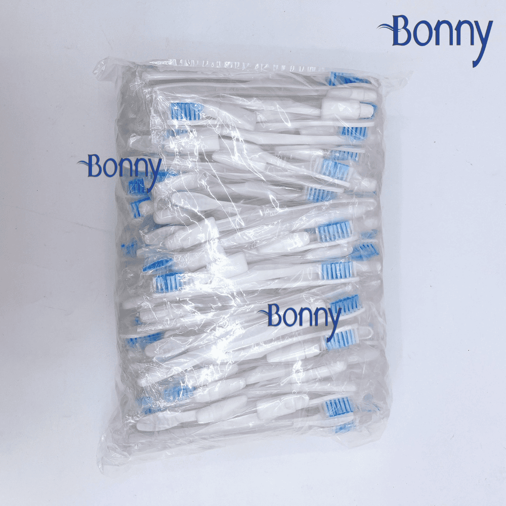 Bàn chải khách sạn dùng 1 lần túi nilon bịch 100 chiếc
