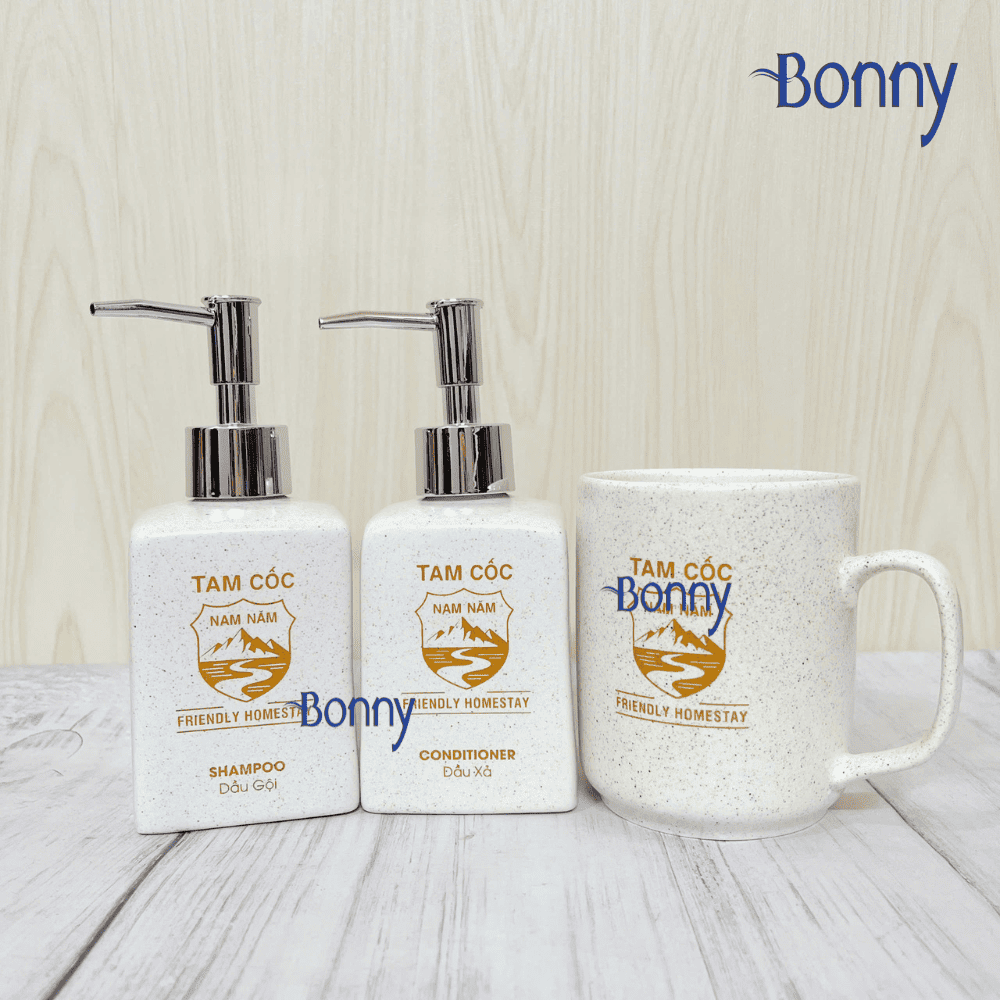 Bình dáng vuông cát trắng 300ml