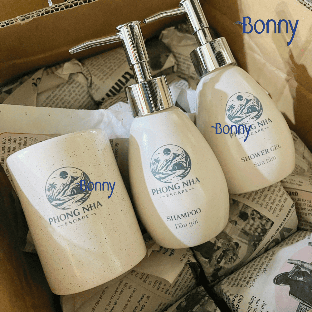 Bình dáng xoài cát trắng 200ml