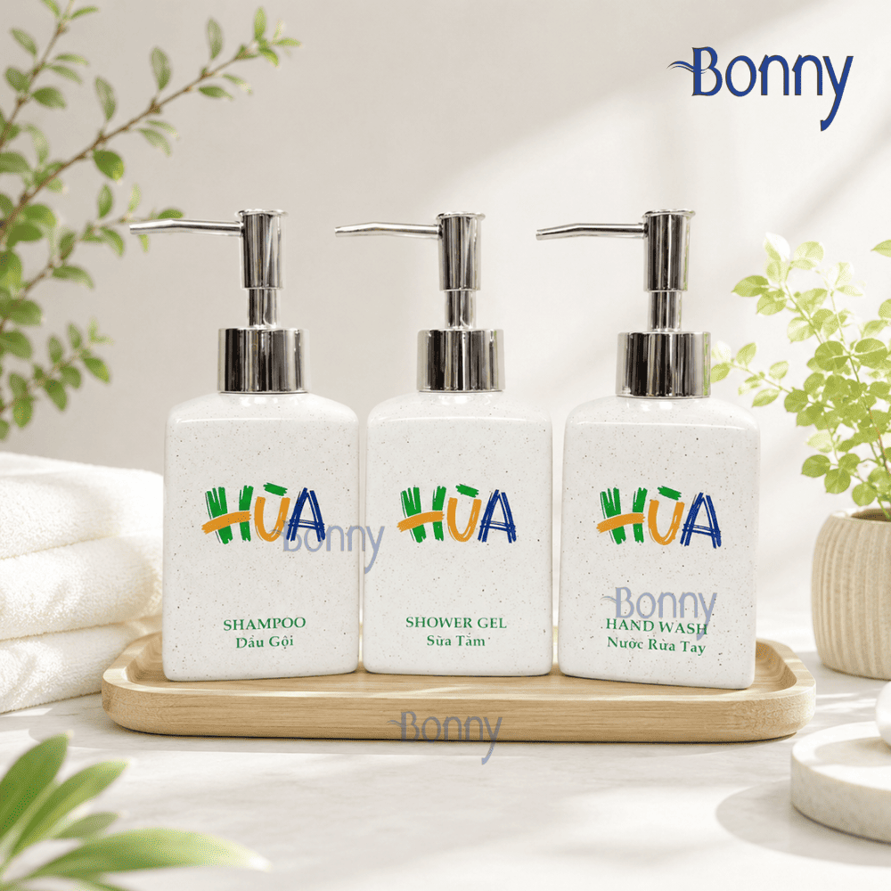 Bình dáng vuông cát trắng 300ml