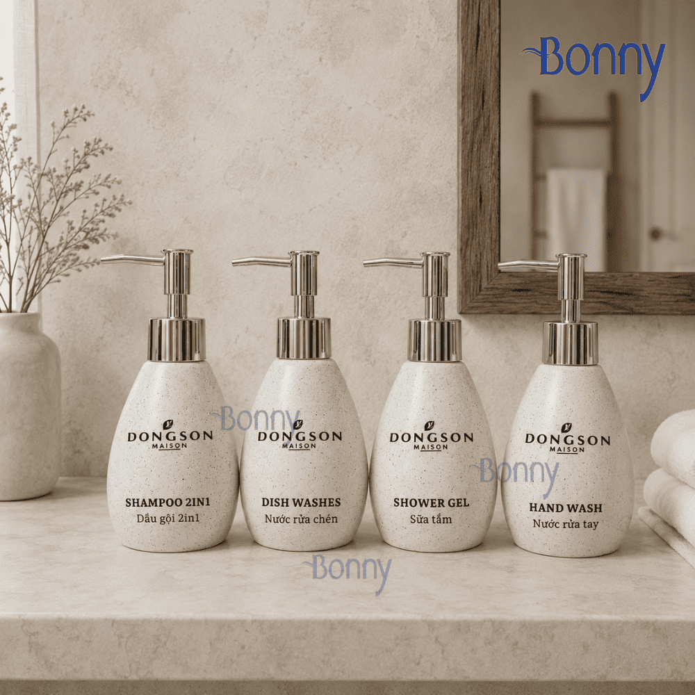 Bình dáng xoài cát trắng 200ml
